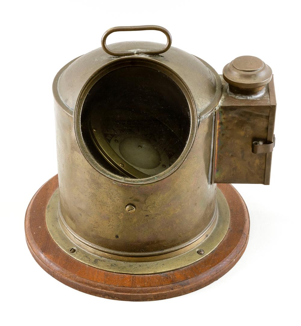 BRASS MARINE BINNACLE 20TH CENTURY 34ec72