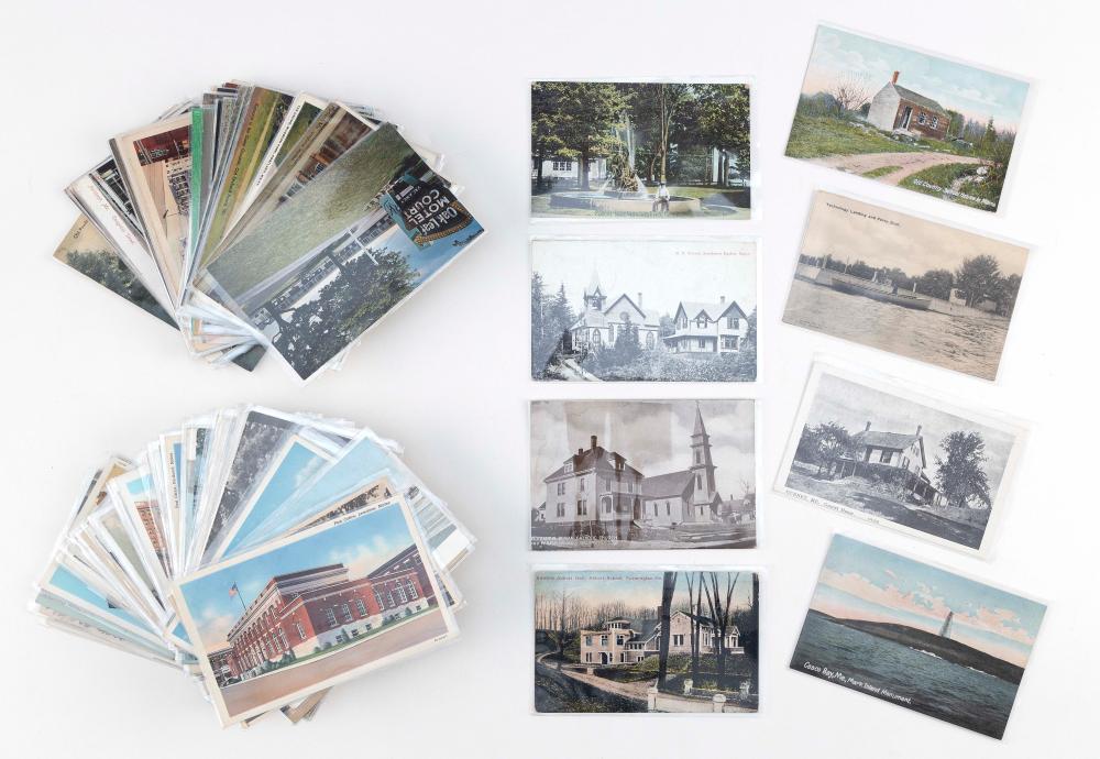 (VIEW) MAINE: 171 POSTCARDS EARLY