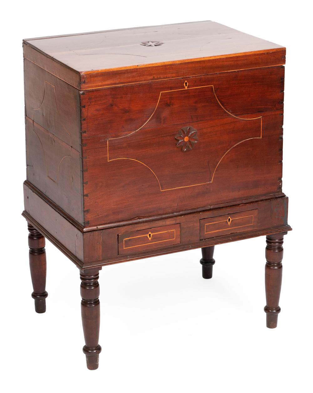 RARE SUGAR CHEST ON STAND SOUTHERN 34ed19