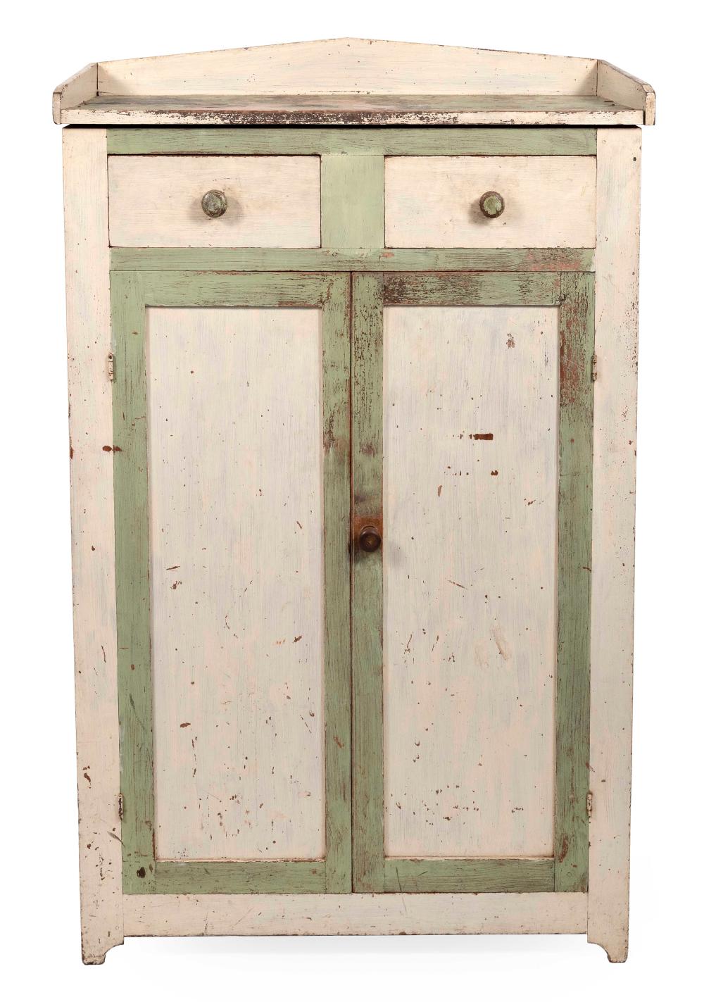 PAINTED JELLY CUPBOARD 19TH CENTURY 34ed4e