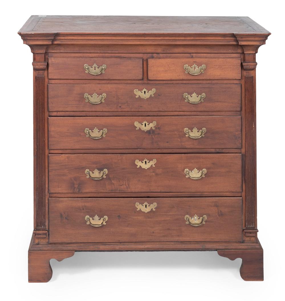 CHEST OF DRAWERS CONNECTICUT, 19TH