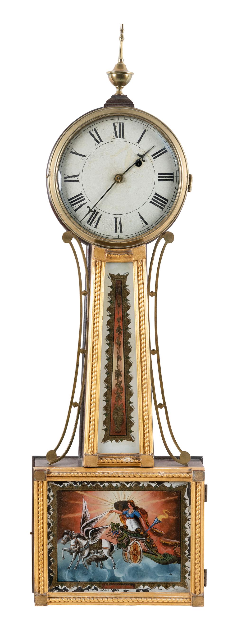 BANJO CLOCK CIRCA 1820-30 HEIGHT