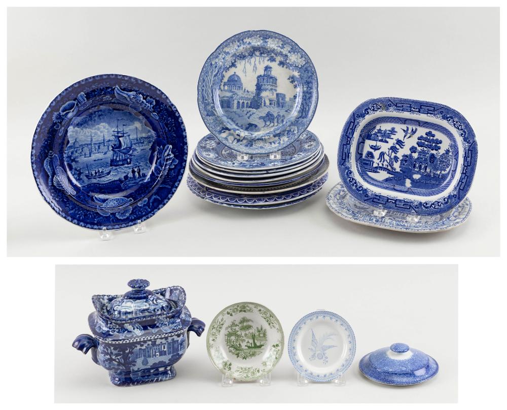 FIFTEEN PIECES OF TRANSFERWARE