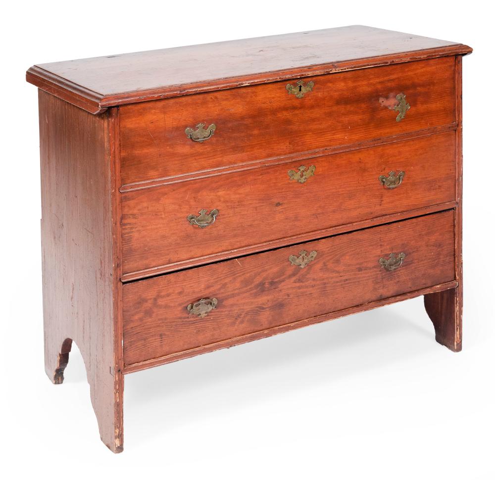 BLANKET CHEST NEW ENGLAND 18TH 34eee3