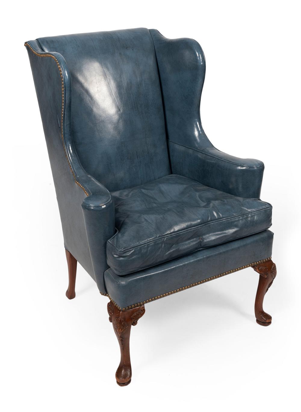 HICKORY CHAIR COMPANY LEATHER WING 34efc7