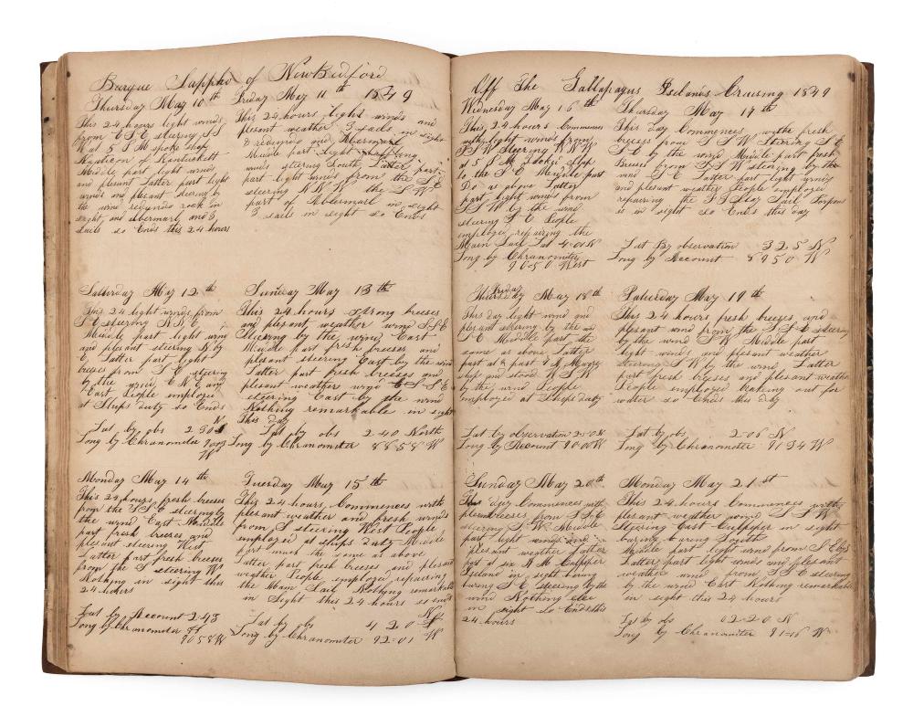 WHALING JOURNAL FROM THE WHALESHIP 34f033