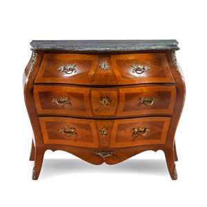 A Louis XV Style Marble Top Bombe 34f04a