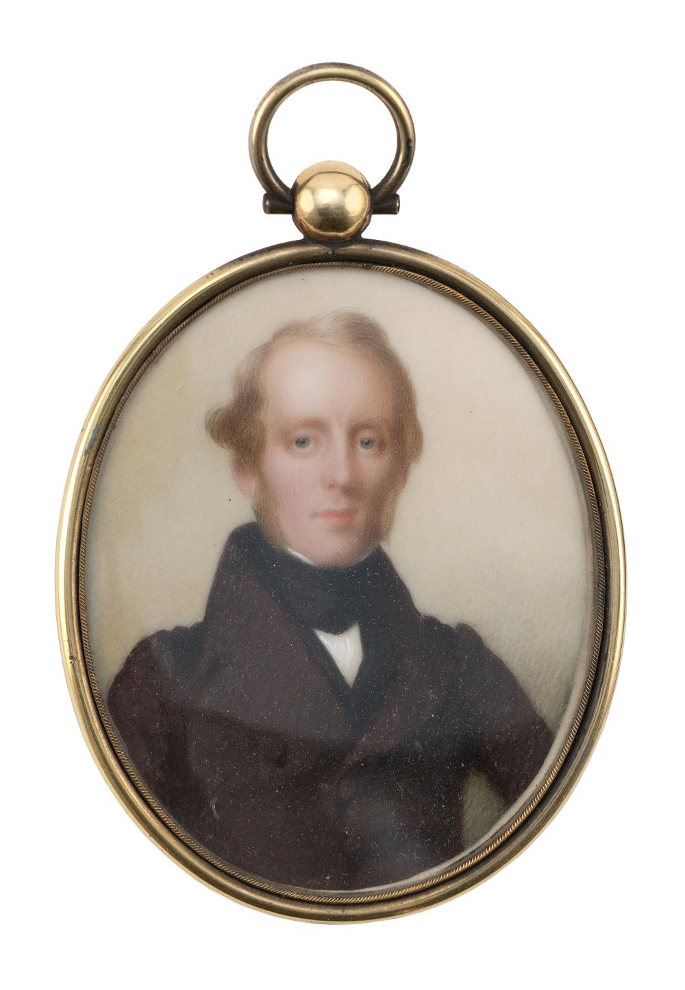 FINE PORTRAIT MINIATURE OF WESTON