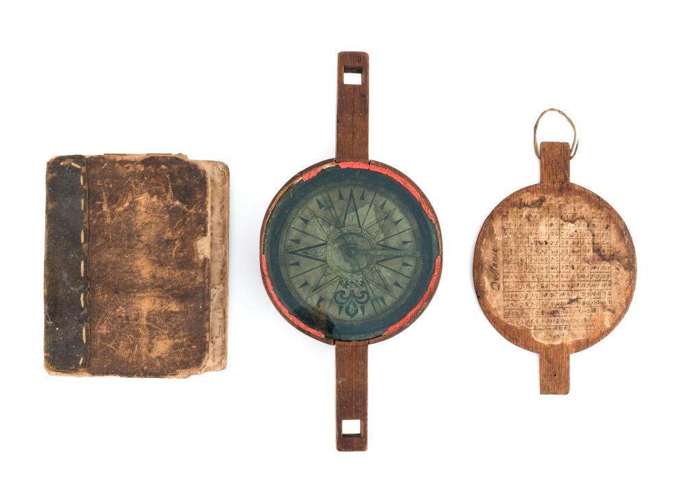 EARLY AMERICAN COMPASS 18TH CENTURY 34f0d4