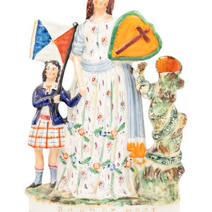 A Staffordshire Band of Hope Figural