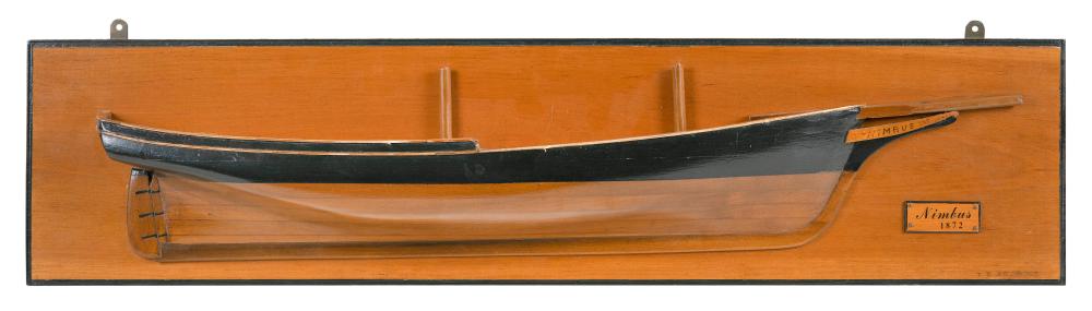 MOUNTED HALF HULL MODEL OF THE 34f141