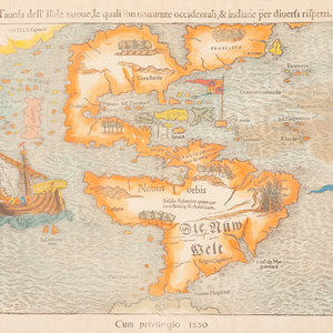 A Modern Facsimile Map of the Americas