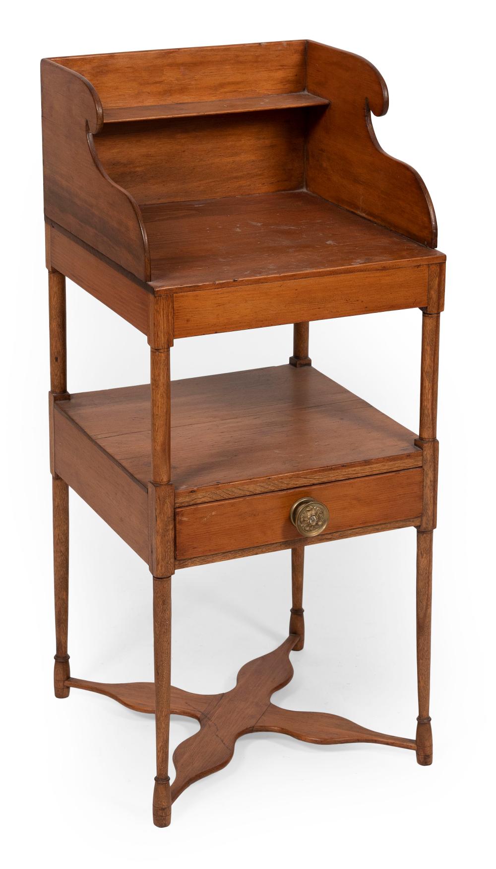 WASHSTAND 19TH CENTURY HEIGHT 37.5”.