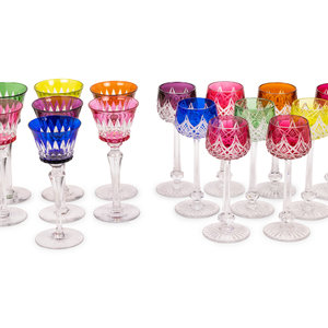 A Collection of Baccarat Colored 34f297
