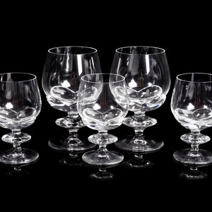 A Collection of Lalique Blois Stemware 34f2a5