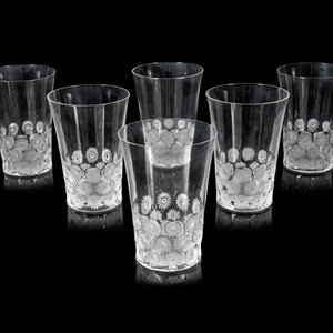 A Set of Ten Lalique Napsbury Tumblers Second 34f29f