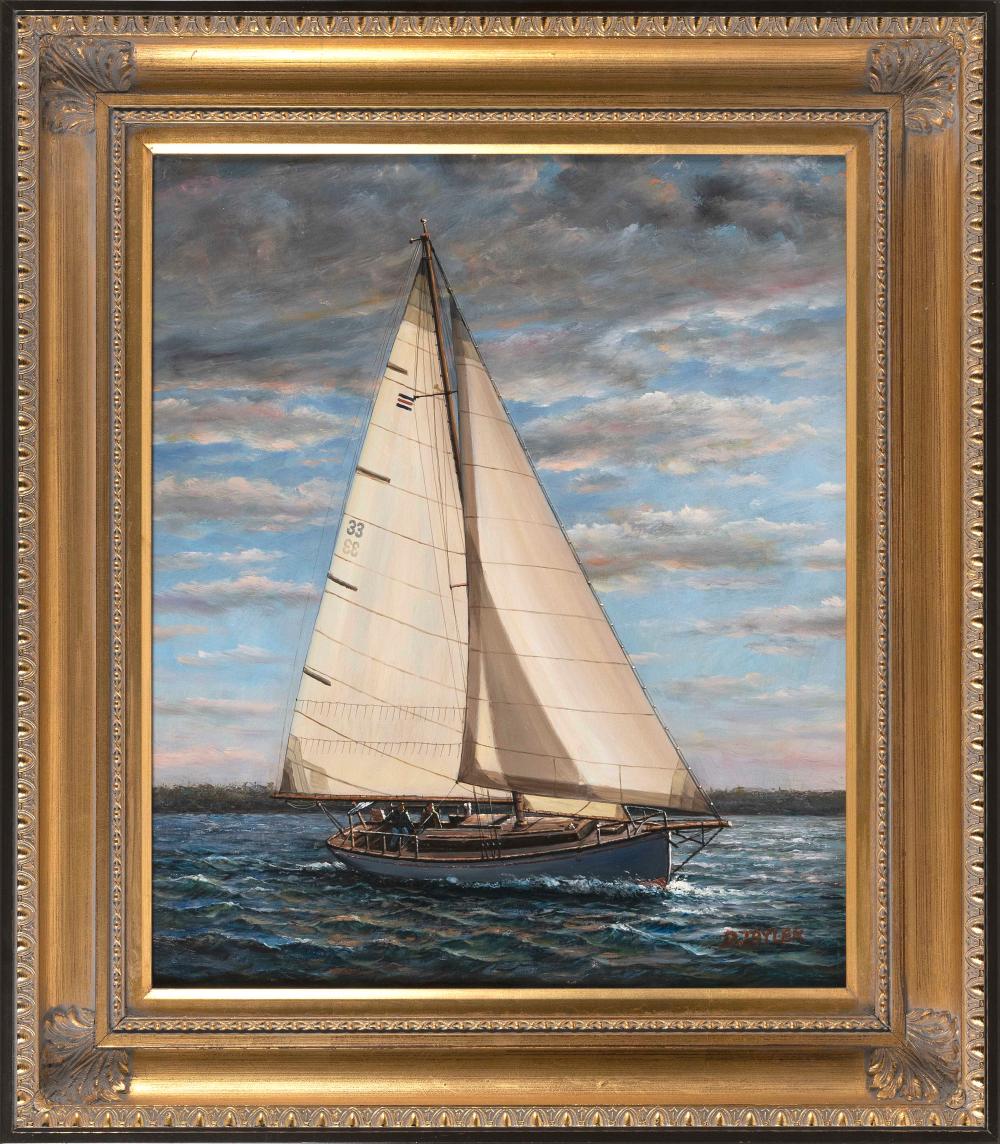 D. TAYLER (CONTEMPORARY,), SAILING