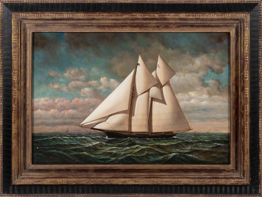 D TAYLER CONTEMPORARY TWO MASTED 34cc07