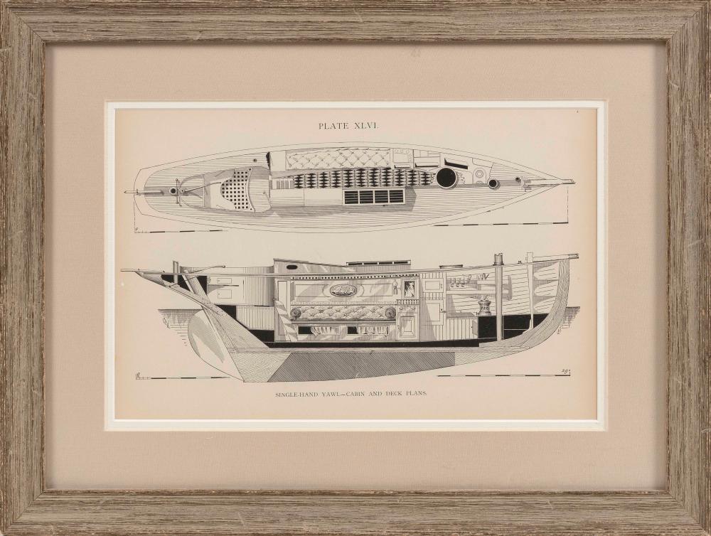 BOOKPLATE DEPICTING PLANS FOR A 34cc13