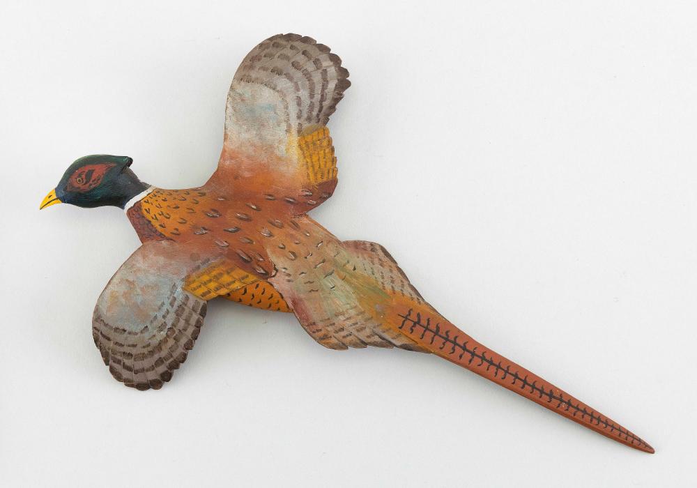 COCK PHEASANT CARVING IN THE MANNER