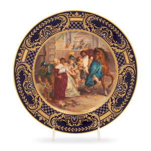 A Vienna Porcelain Cabinet Plate 34cc72