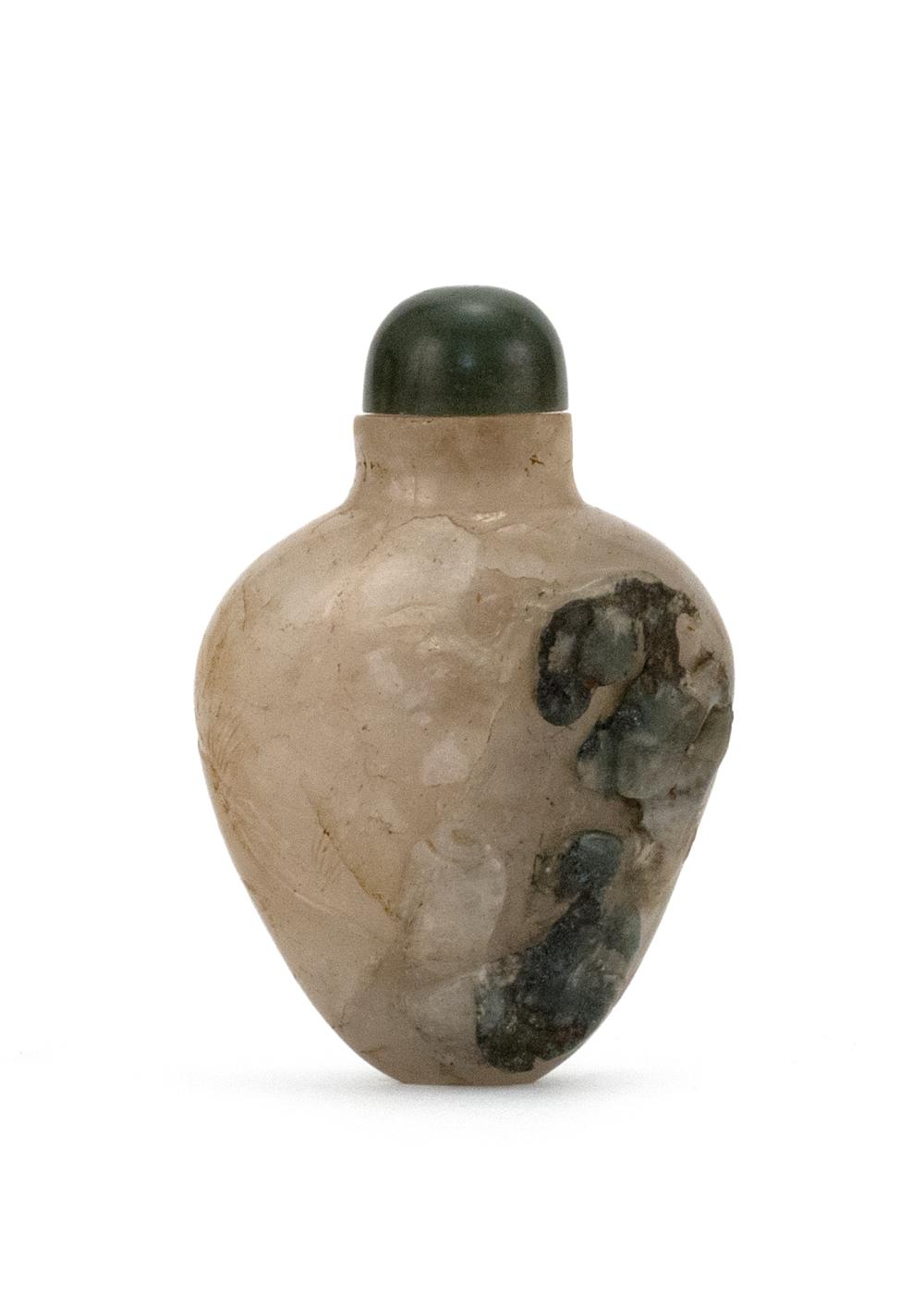 CHINESE ROCK CRYSTAL SNUFF BOTTLE 34cc74