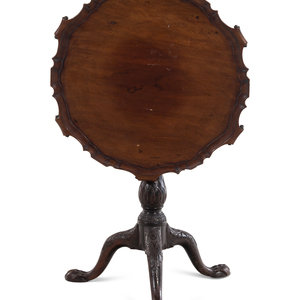 A George III Mahogany Tilt-Top