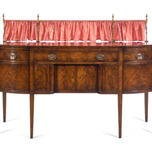 A Regency Style Mahogany Sideboard