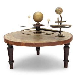 An English Brass Mounted Orrery Newton 34ccad