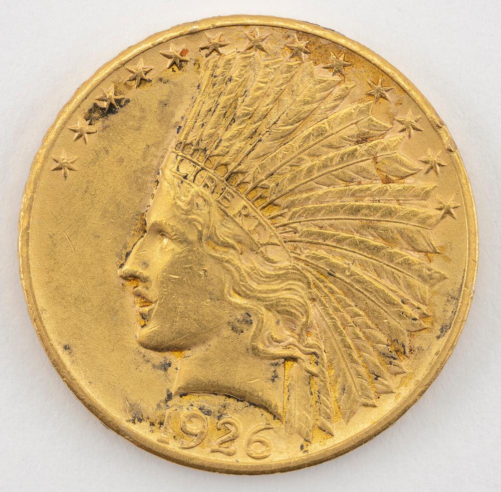 1926 U S TEN DOLLAR GOLD COIN 34ccbe