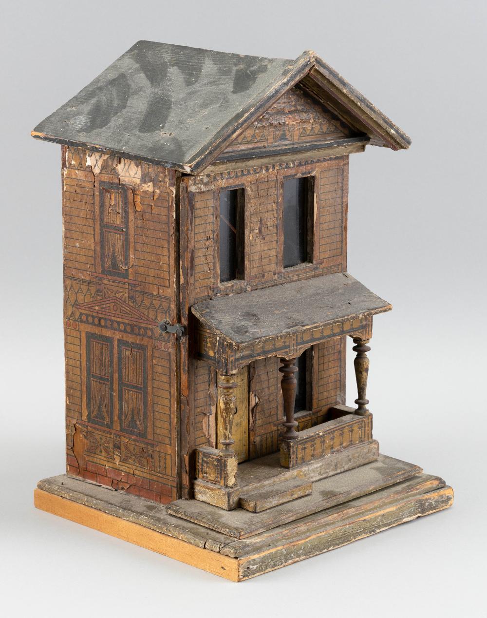 BLISS-STYLE DOLLHOUSE LATE 19TH