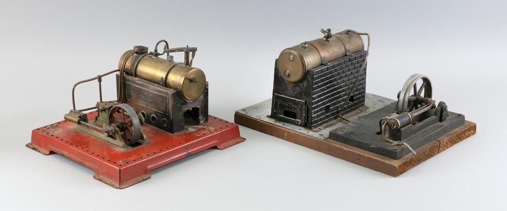 TWO WORKING STEAM ENGINES EARLY 34cd2c