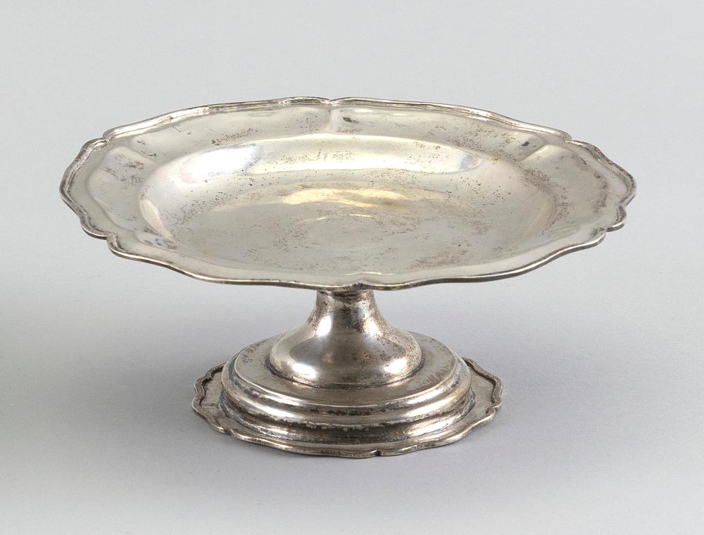 COLONIAL SILVER COMPOTE 18TH/19TH