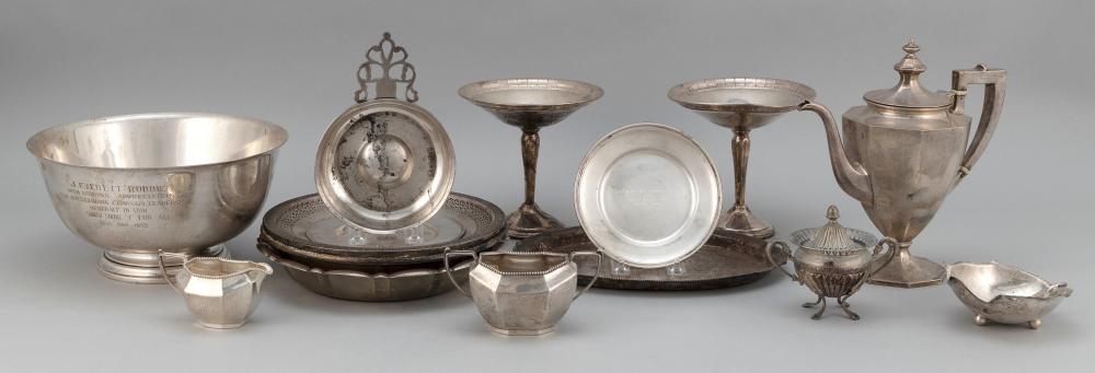 FOURTEEN PIECES OF AMERICAN STERLING