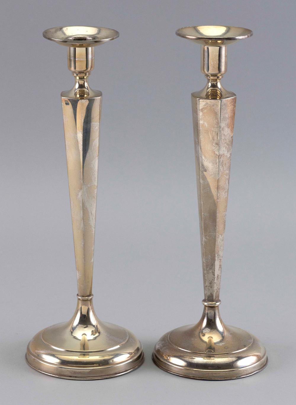 PAIR OF LIEBS SILVER CO. WEIGHTED