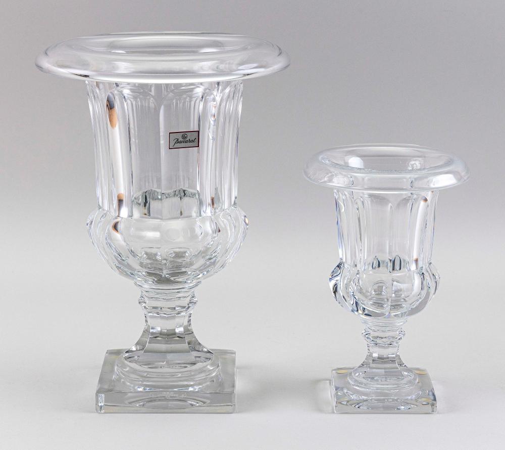 TWO BACCARAT “MUSEE DES CRISTALLERIES,
