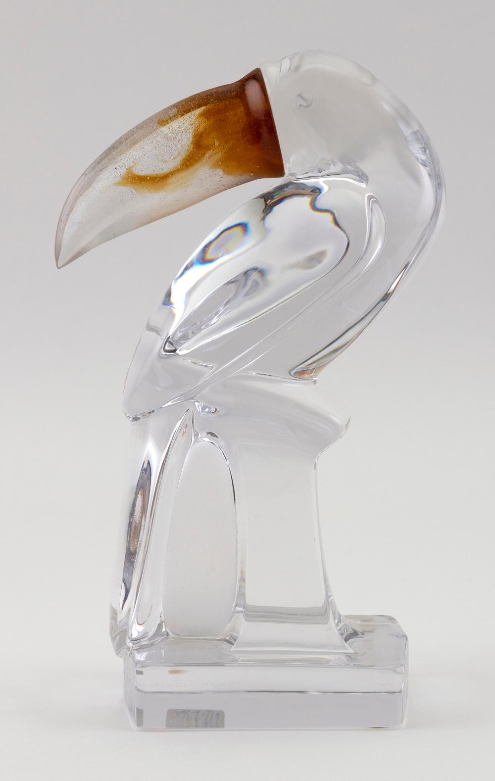 DAUM CRYSTAL TOUCAN FRANCE 20TH 34cdfe