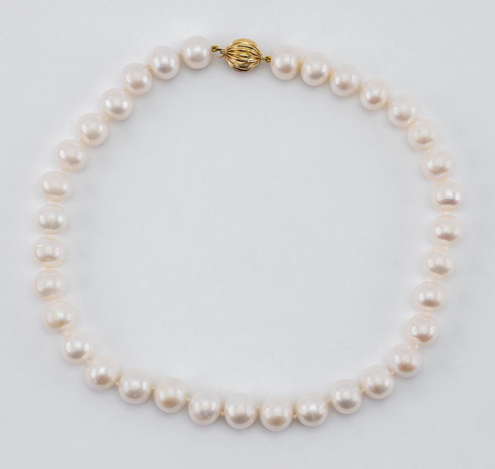 14KT GOLD AND CULTURED PEARL NECKLACE 34cea3