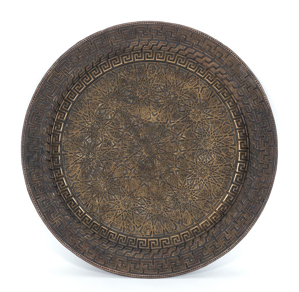 LARGE BRONZE CHARGER EARLY 20TH