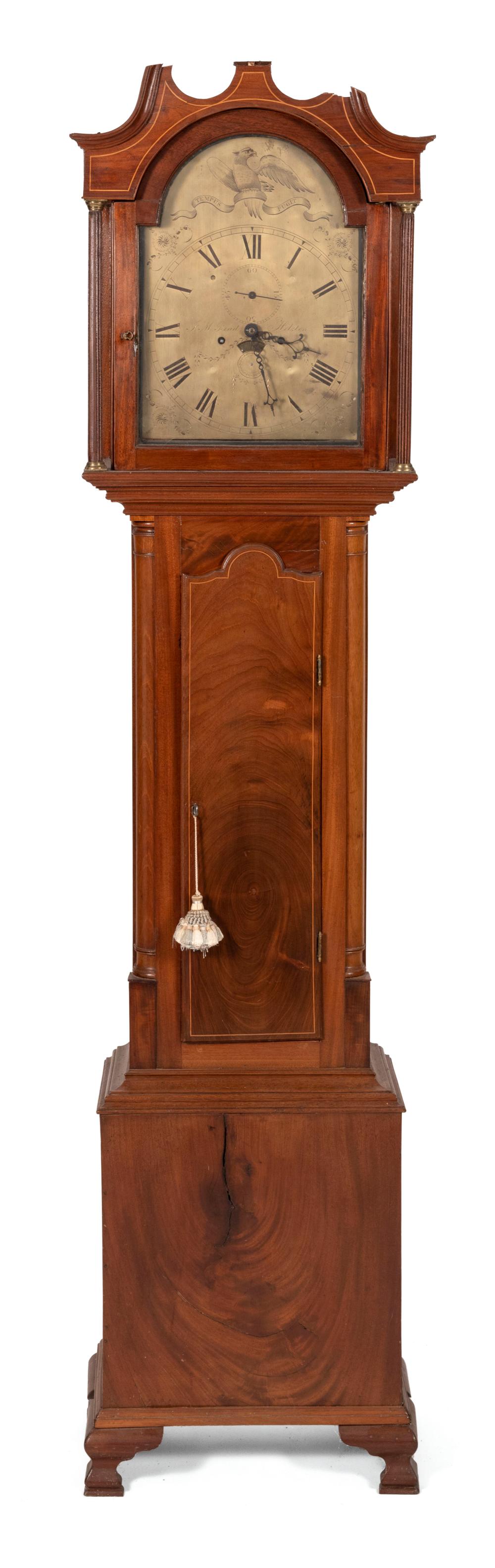 ENGLISH TALL-CASE CLOCK EARLY 19TH