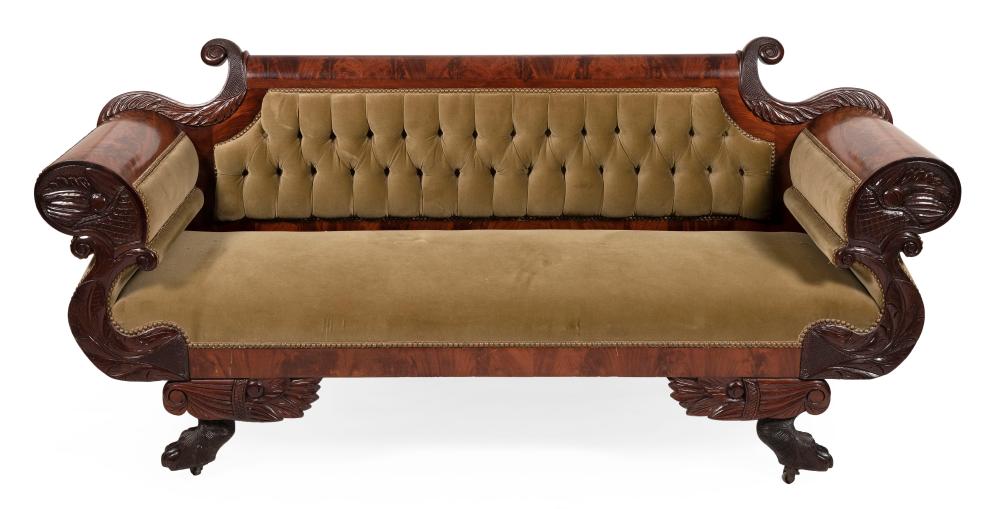 FEDERAL EMPIRE SOFA 19TH CENTURY