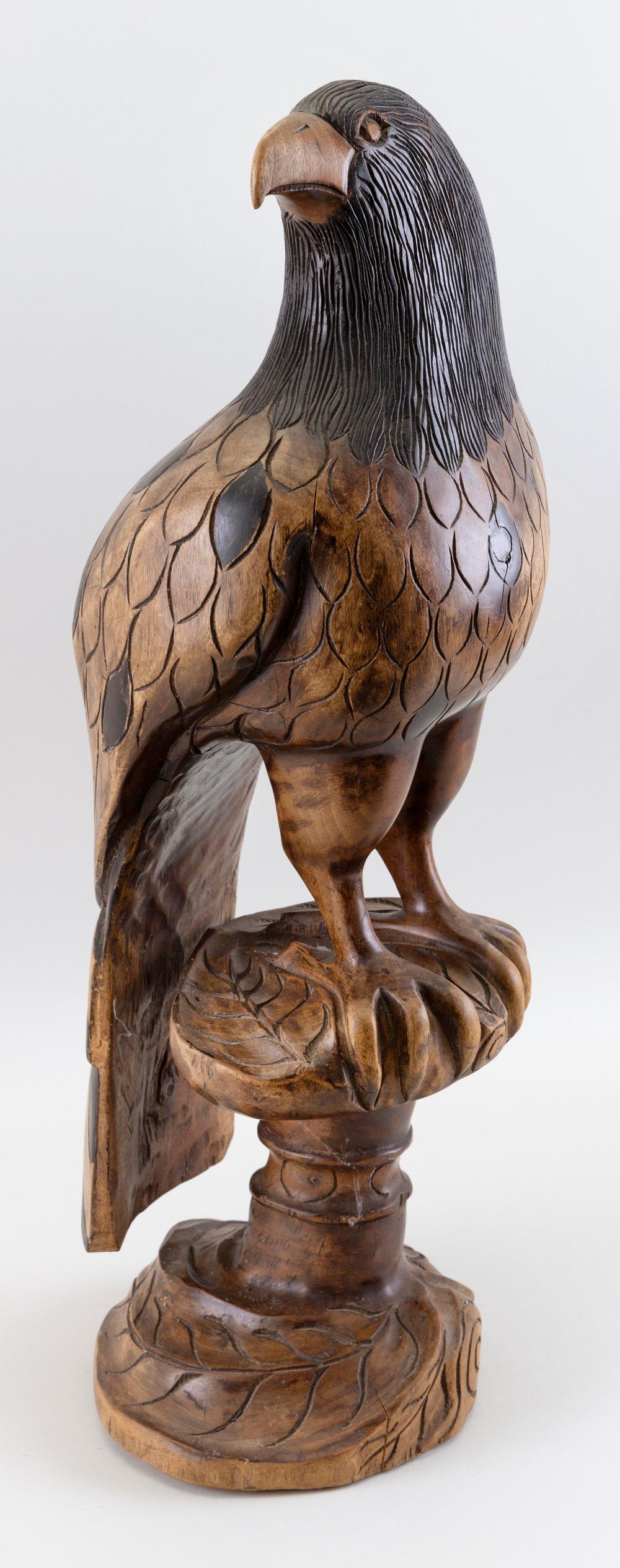CARVED WOOD EAGLE CONTEMPORARY 34d0ba