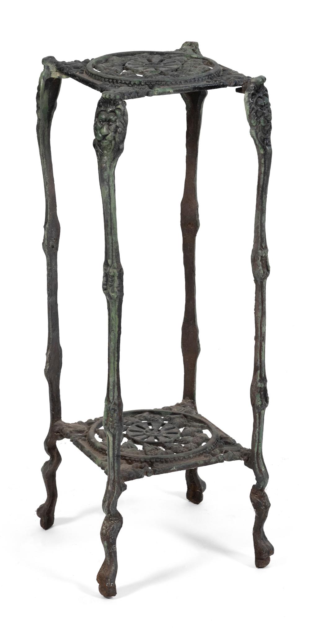 VINTAGE CAST IRON PLANT STAND MID-20TH