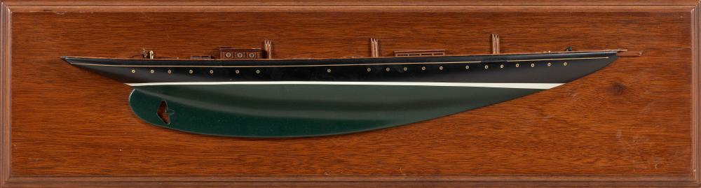 MOUNTED HALF HULL MODEL OF THE 34d0c6