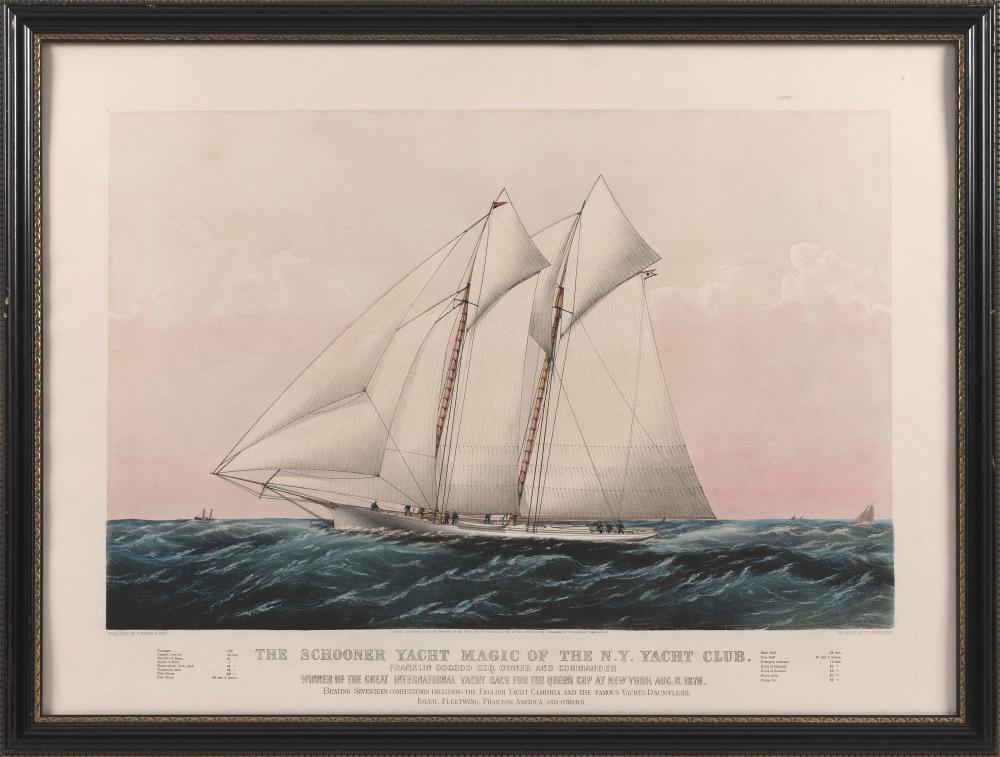 PORTRAIT OF THE SCHOONER YACHT 34d0cc