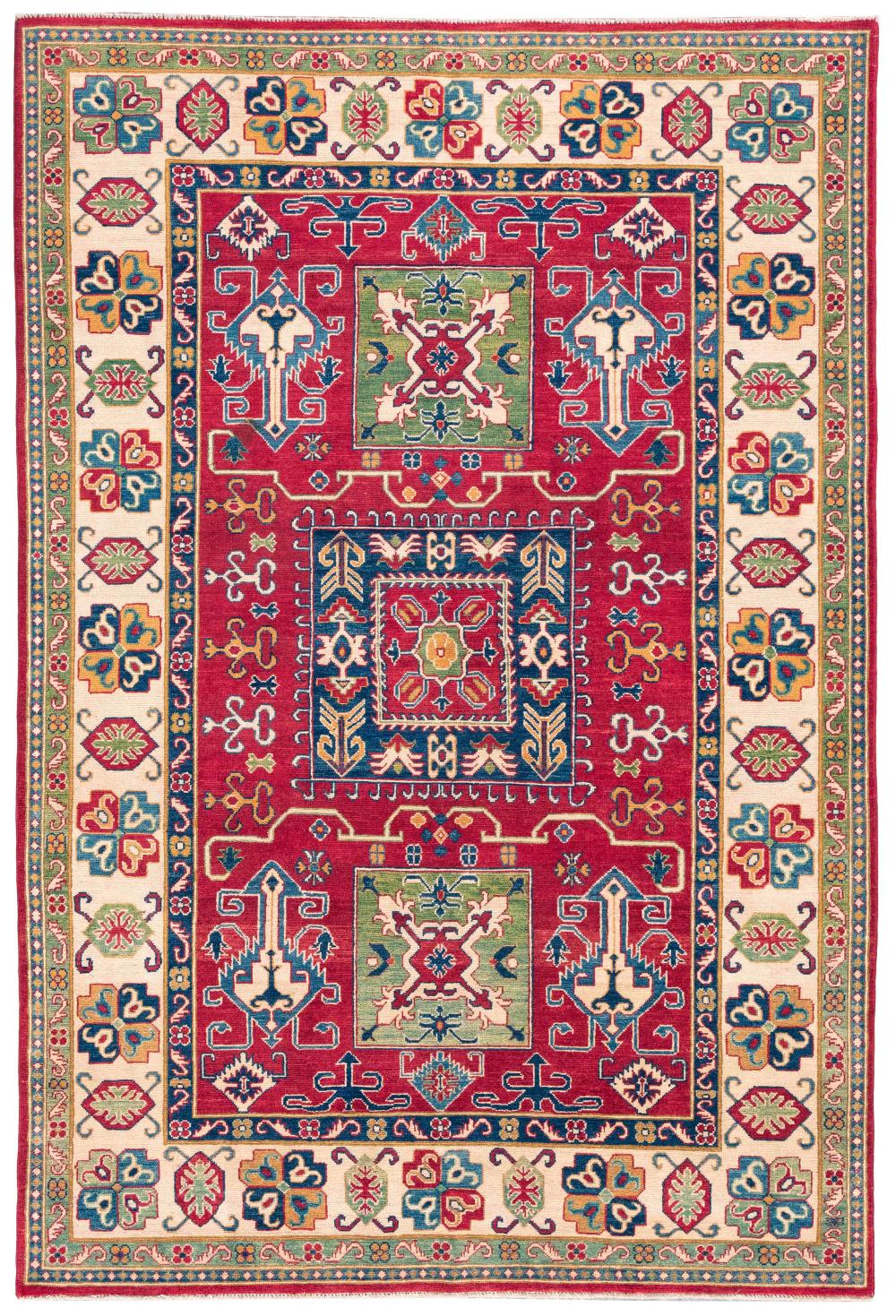 KAZAK DESIGN RUG 6 0 X 8 10  34d147