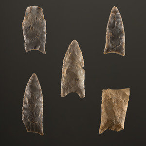 A Group of Paleo Points Paleo Indian 34d1cb
