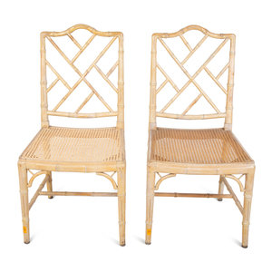 A Pair of Chippendale Style Bamboo 34d1e4