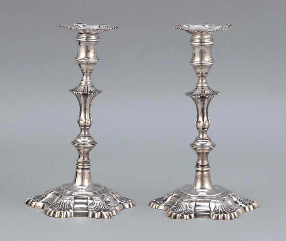 PAIR OF GEORGE II STERLING SILVER 34d1eb