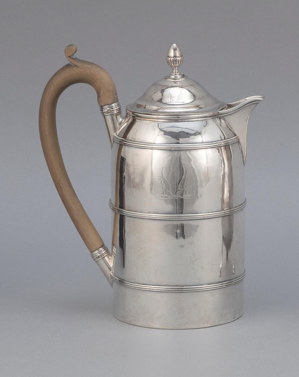 GEORGE III STERLING SILVER COFFEE